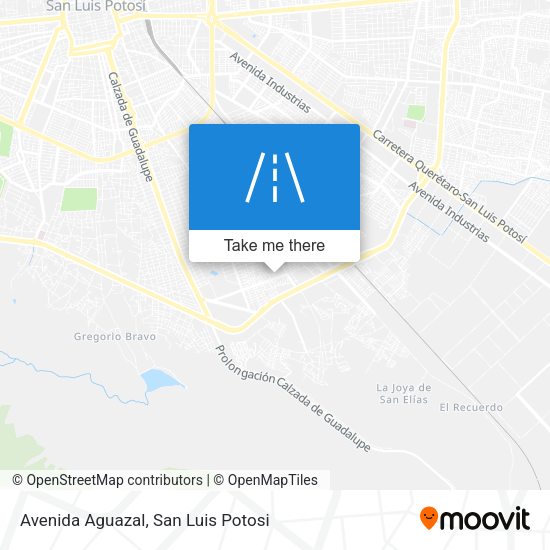 Avenida Aguazal map