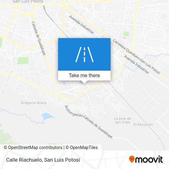 Mapa de Calle Riachuelo