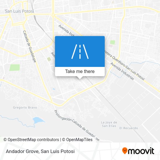 Mapa de Andador Grove
