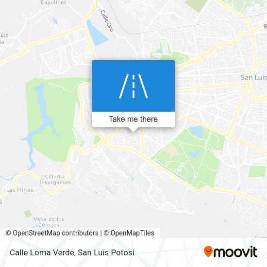 Calle Loma Verde map