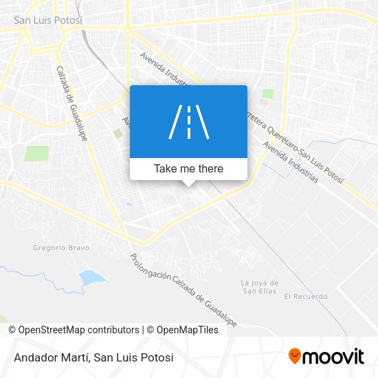 Andador Martí map