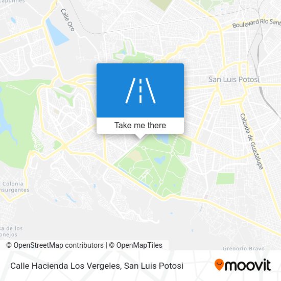 Mapa de Calle Hacienda Los Vergeles