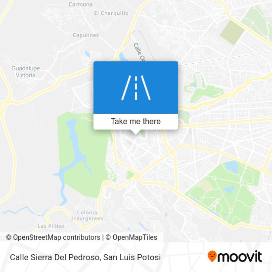 Mapa de Calle Sierra Del Pedroso