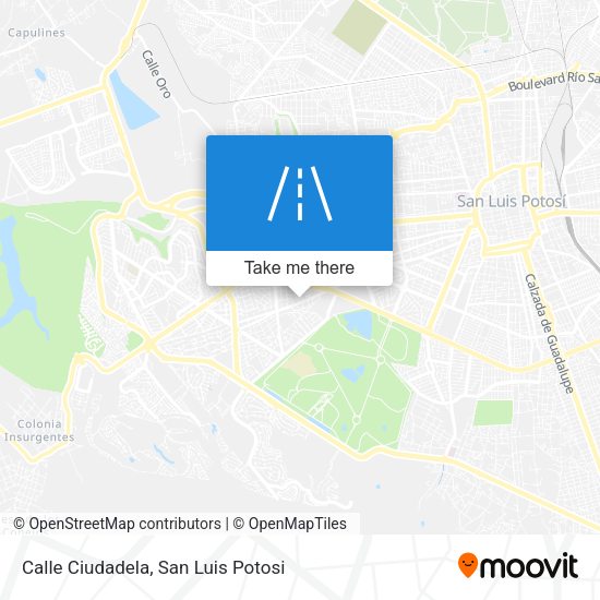 Calle Ciudadela map