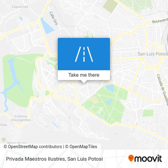 Privada Maestros Ilustres map