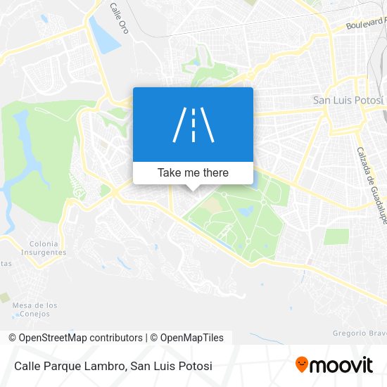 Calle Parque Lambro map