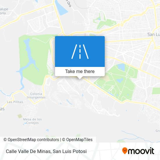 Calle Valle De Minas map