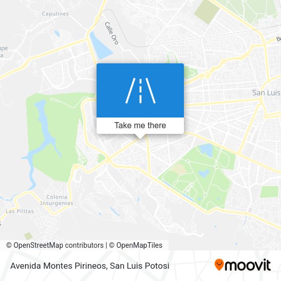 Mapa de Avenida Montes Pirineos