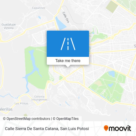 Calle Sierra De Santa Catana map