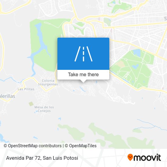 Avenida Par 72 map
