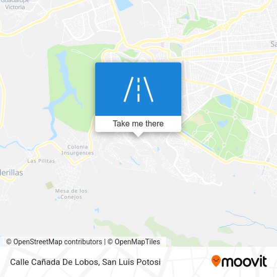 Calle Cañada De Lobos map