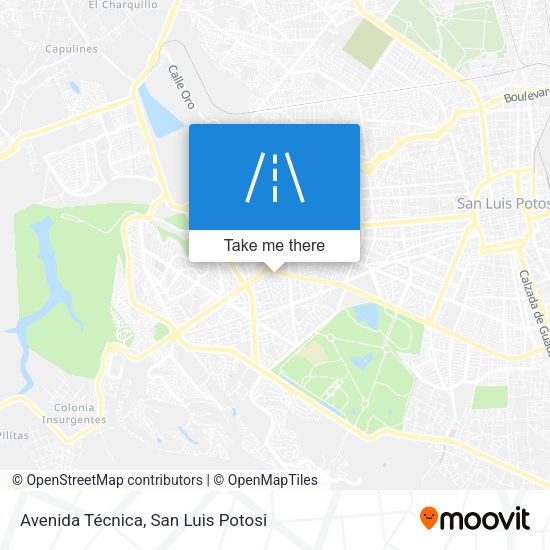 Avenida Técnica map
