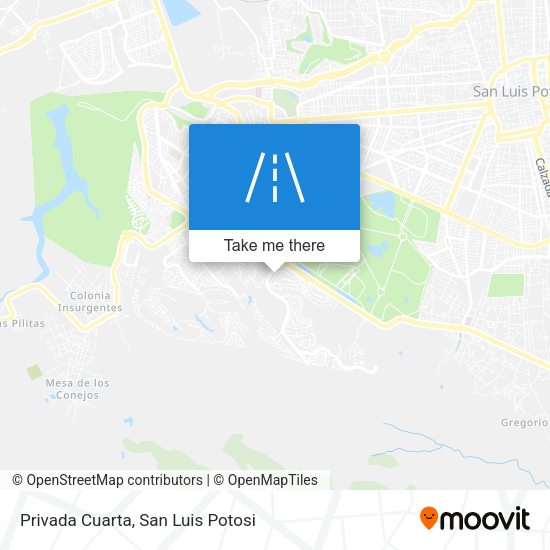 Privada Cuarta map