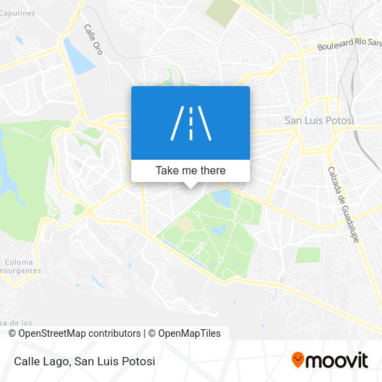 Calle Lago map