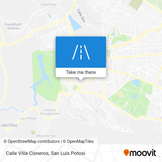 Calle Villa Cisneros map
