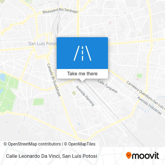 Calle Leonardo Da Vinci map
