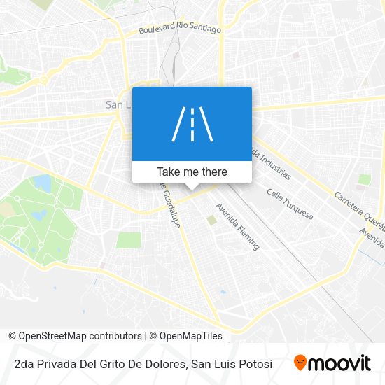 2da Privada Del Grito De Dolores map