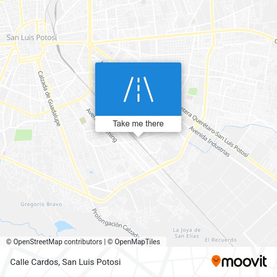 Calle Cardos map