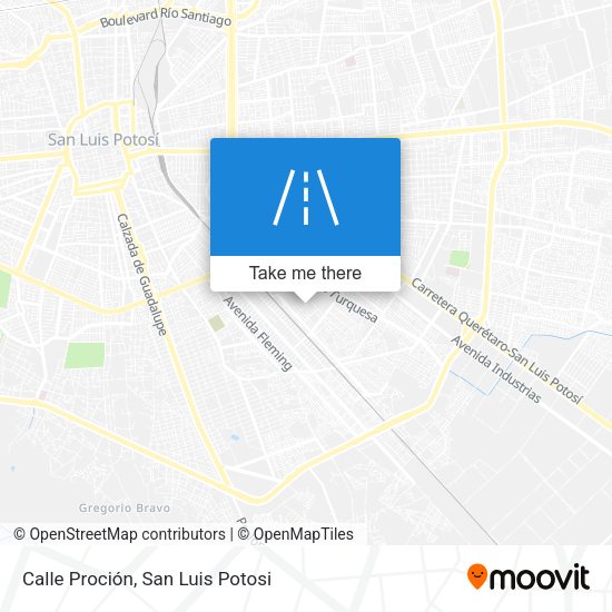 Calle Proción map