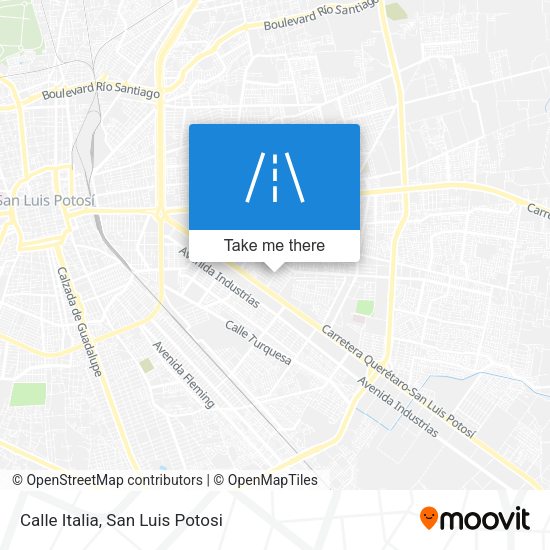 Calle Italia map