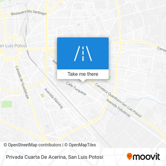 Privada Cuarta De Acerina map