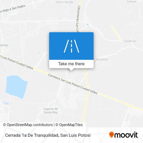 Mapa de Cerrada 1a De Tranquilidad