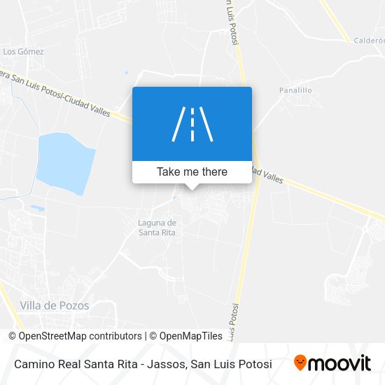 Mapa de Camino Real Santa Rita - Jassos
