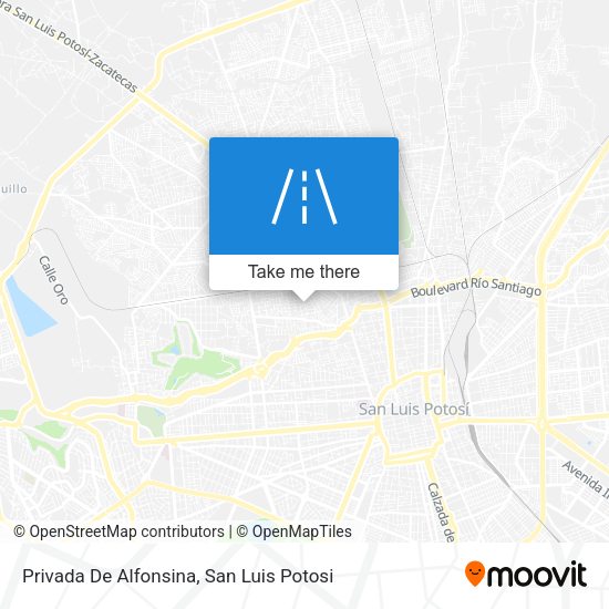 Mapa de Privada De Alfonsina