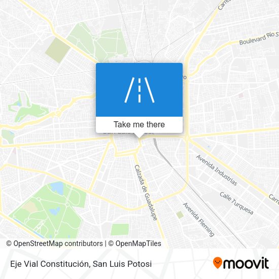 Eje Vial Constitución map