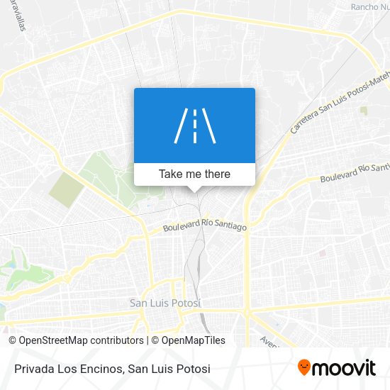 Privada Los Encinos map