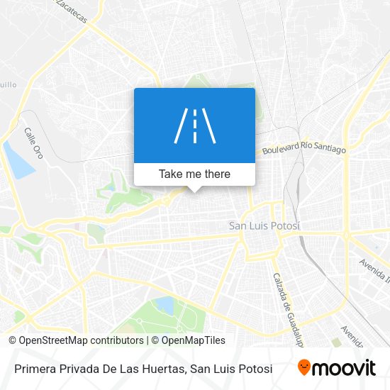 Mapa de Primera Privada De Las Huertas