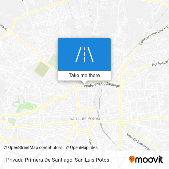 Privada Primera De Santiago map