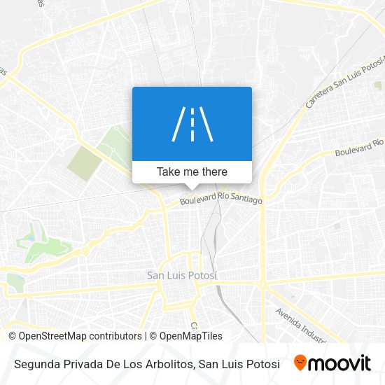 Mapa de Segunda Privada De Los Arbolitos