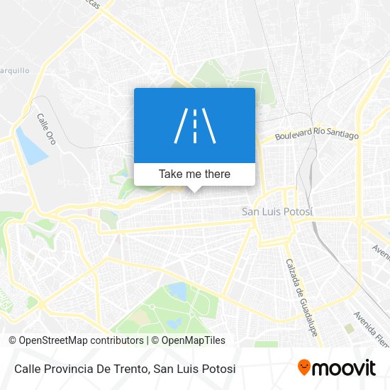 Calle Provincia De Trento map