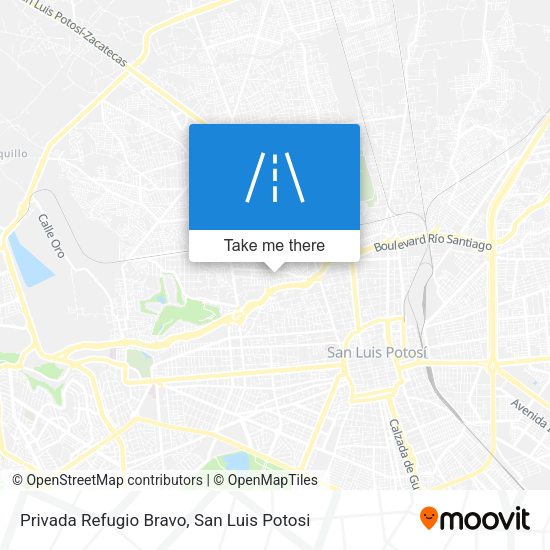 Privada Refugio Bravo map