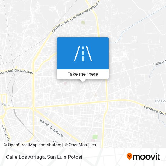 Calle Los Arriaga map