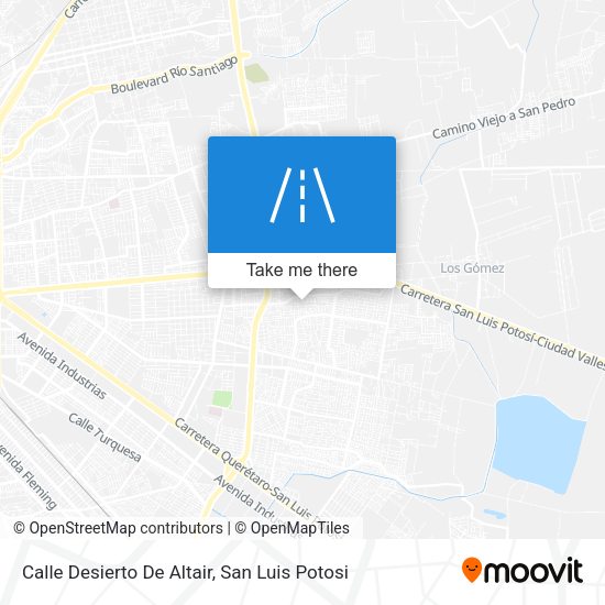 Calle Desierto De Altair map
