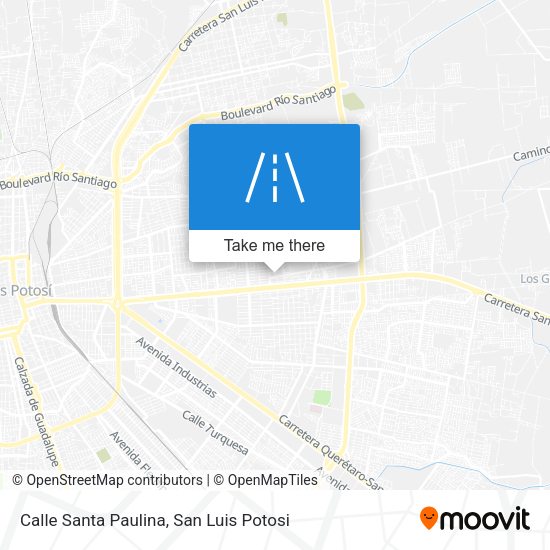 Mapa de Calle Santa Paulina