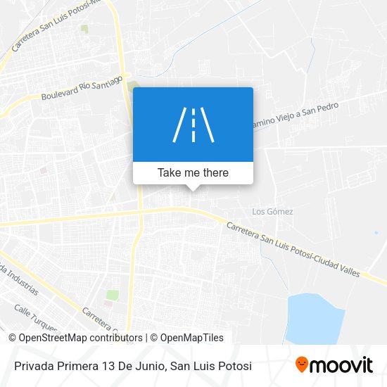 Mapa de Privada Primera 13 De Junio