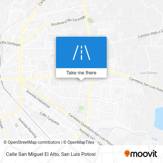 Calle San Miguel El Alto map