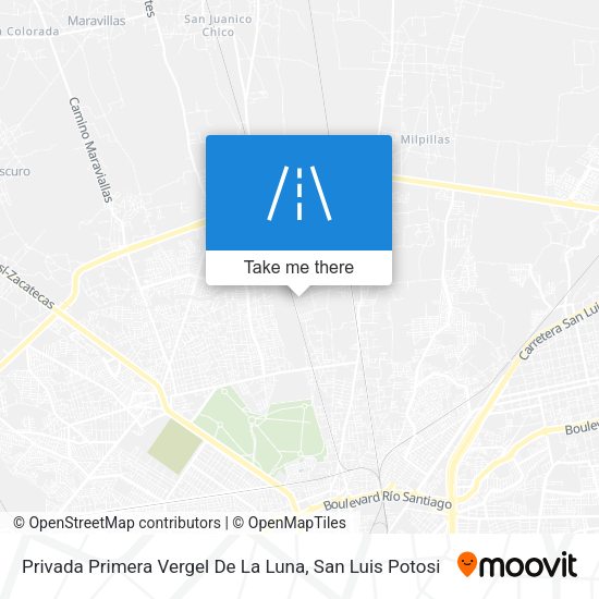 Privada Primera Vergel De La Luna map