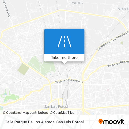 Mapa de Calle Parque De Los Álamos