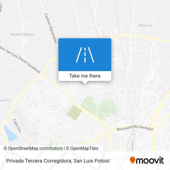 Mapa de Privada Tercera Corregidora