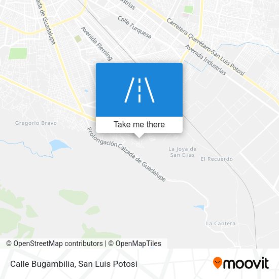 Mapa de Calle Bugambilia
