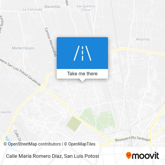 Calle María Romero Díaz map