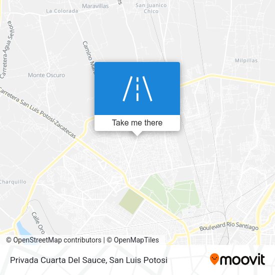 Mapa de Privada Cuarta Del Sauce