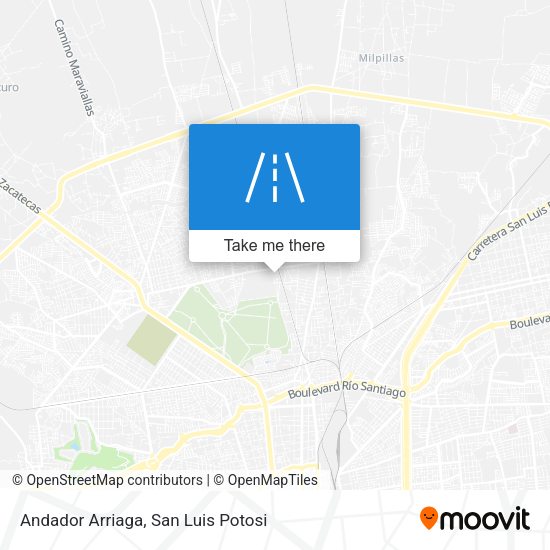 Andador Arriaga map