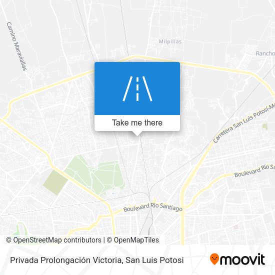 Privada Prolongación Victoria map