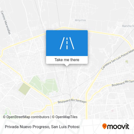 Privada Nuevo Progreso map