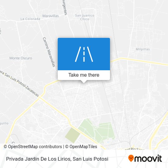Privada Jardín De Los Lirios map